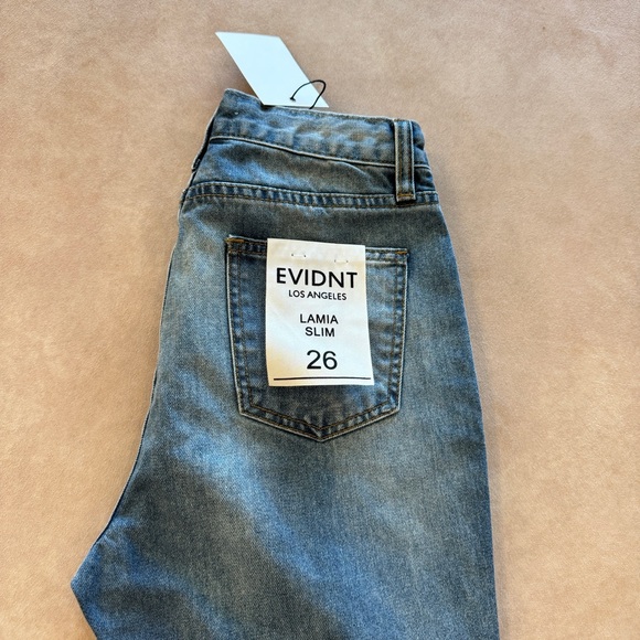 Evidnt Anthropologie Lamia Slim Jeans • size 26 • NWT - Picture 10 of 12